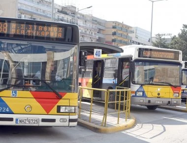 Κανονικά εκτελούνται τα δρομολόγια των αστικών λεωφορείων στο κέντρο της Θεσσαλονίκης